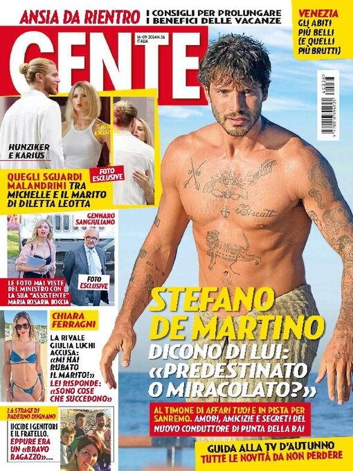 Title details for Gente by Hearst Magazines Italia spa - Available